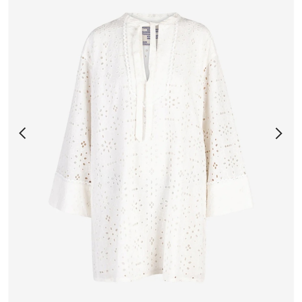 NWT BAUM UND PFERDGARTEN Abi Sangallo Mini Dress in White Size 8 US - 40FR - Picture 2 of 9